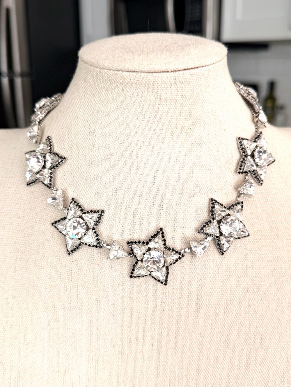 Collectibles by Sue Ellen Crystal Star Statement Necklace | NWT | Celestial